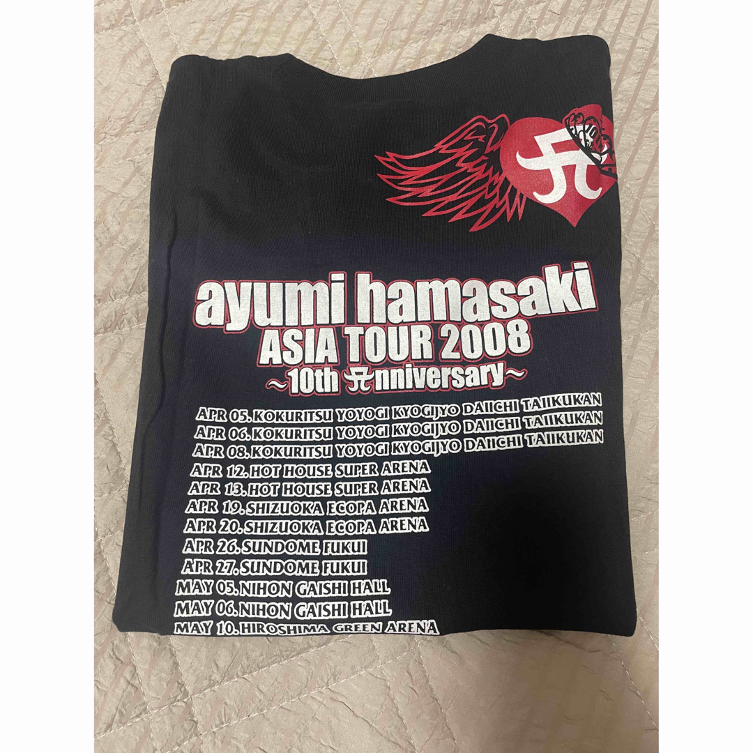 avex(エイベックス)の浜崎あゆみTシャツ　S エンタメ/ホビーのタレントグッズ(アイドルグッズ)の商品写真