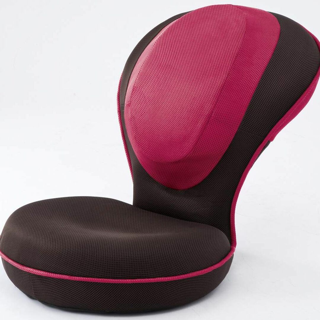 【色: ピンク】PROIDEA プロイデア 背筋がGUUUN美姿勢座椅子 (ピン