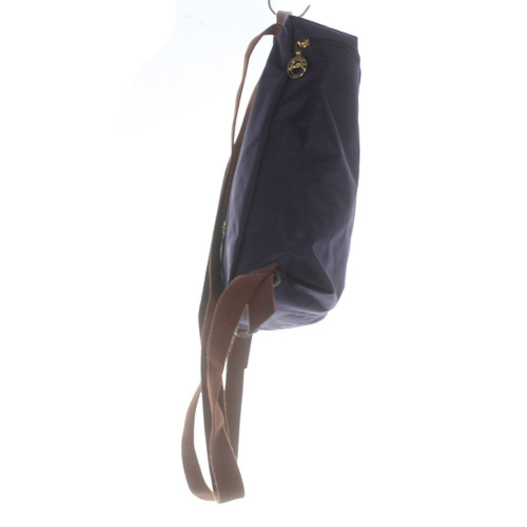LONGCHAMP(ロンシャン)のロンシャン ロンシャン ルプリアージュ リュック 紫 パープル 茶色 レディースのバッグ(リュック/バックパック)の商品写真