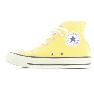 コンバース(CONVERSE)のコンバース ハイカット スニーカー 24.5cm 黄色(スニーカー)