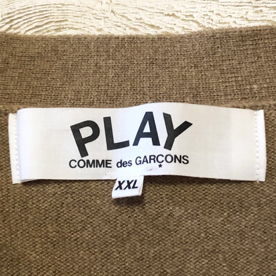 PLAY COMME des GARCONS ハート刺繍入り カーディガン 美品