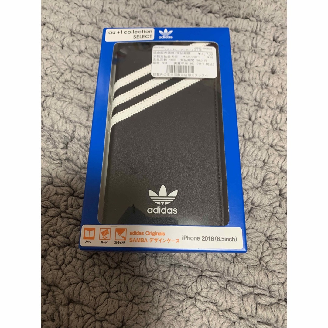 adidas(アディダス)の新品未使用 adidas iPhone XS max 手帳型ケース スマホ/家電/カメラのスマホアクセサリー(iPhoneケース)の商品写真