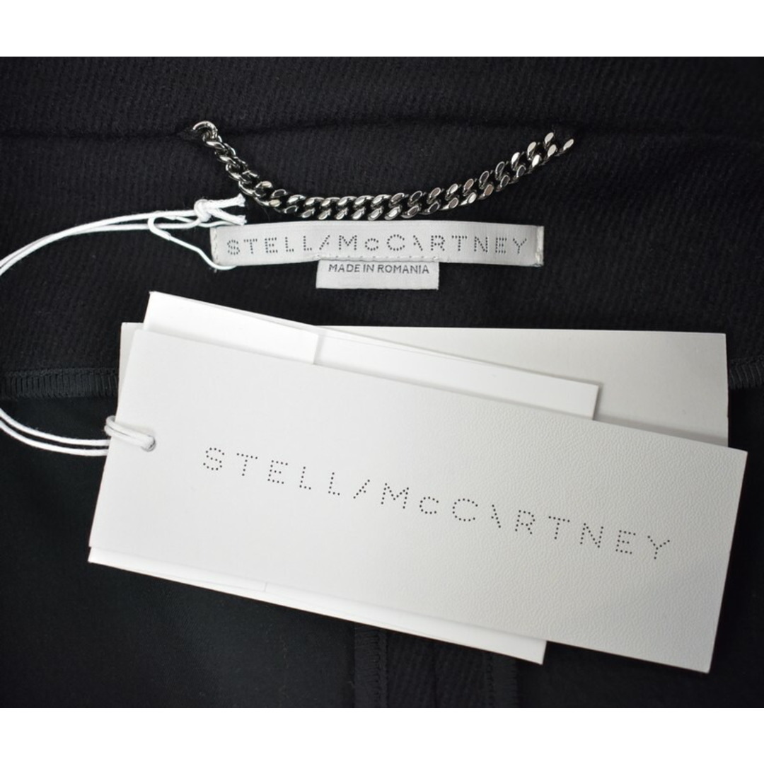 Stella McCartney(ステラマッカートニー)のSTELLA MCCARTNEY/ステラマッカートニー　21AW　ヴェーダ　フロントボタンウールコート　サイズ：40　カラー：ブラック【220110】【中古】【古着】【USED】【221109】【yast】 レディースのジャケット/アウター(その他)の商品写真