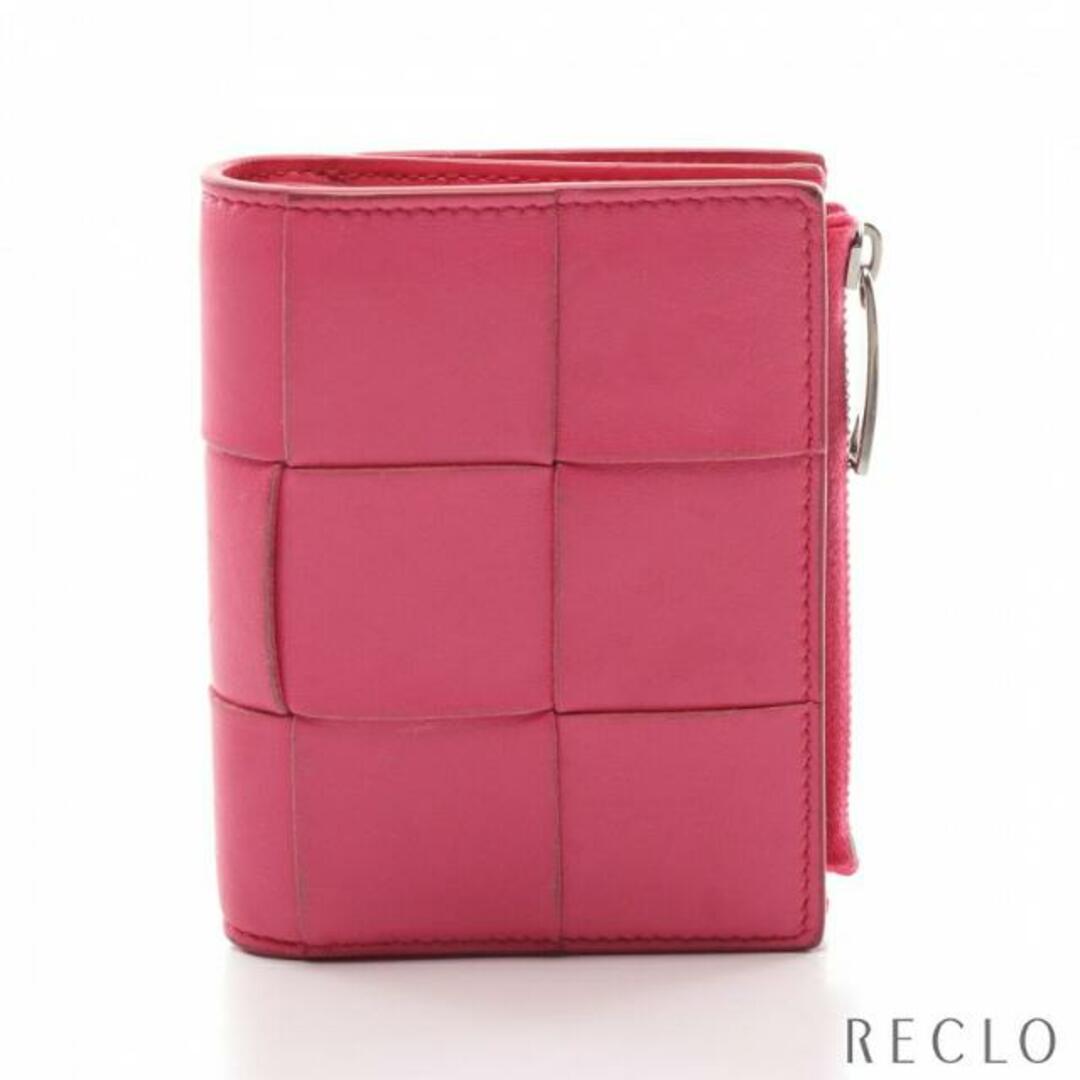 Bottega Veneta - マキシイントレチャート 二つ折り財布 レザー ピンク