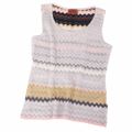 美品 ミッソーニ MISSONI ニット セーター ノースリーブ ボーダー ウー