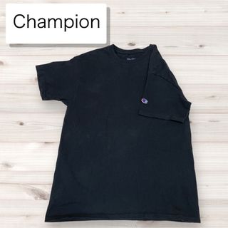 チャンピオン(Champion)のChampionチャンピオンTシャツ　ブラック　サイズM(Tシャツ(半袖/袖なし))