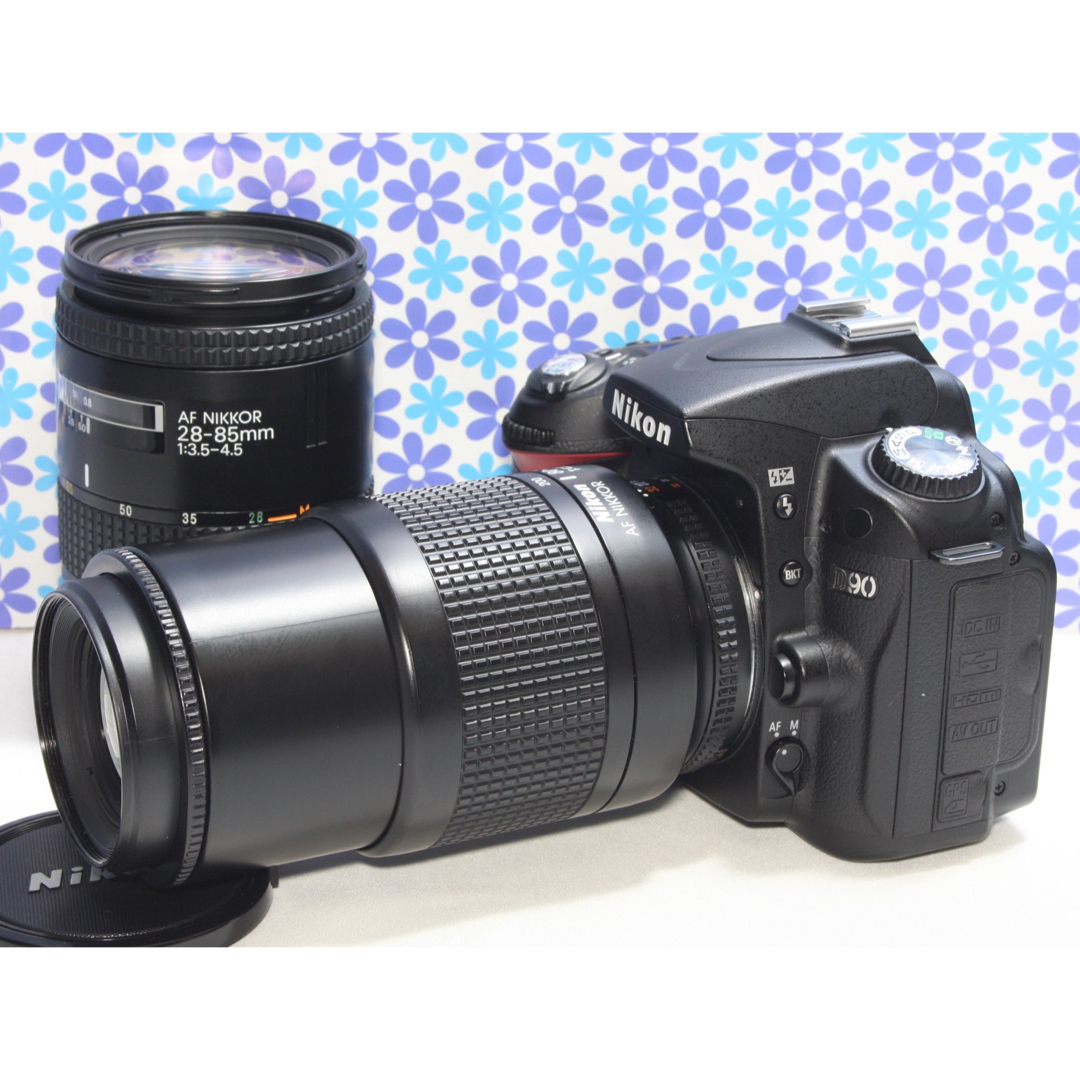 極美品★Nikon D90 ダブルズームセット★高画質★動画撮影★すぐ使える★