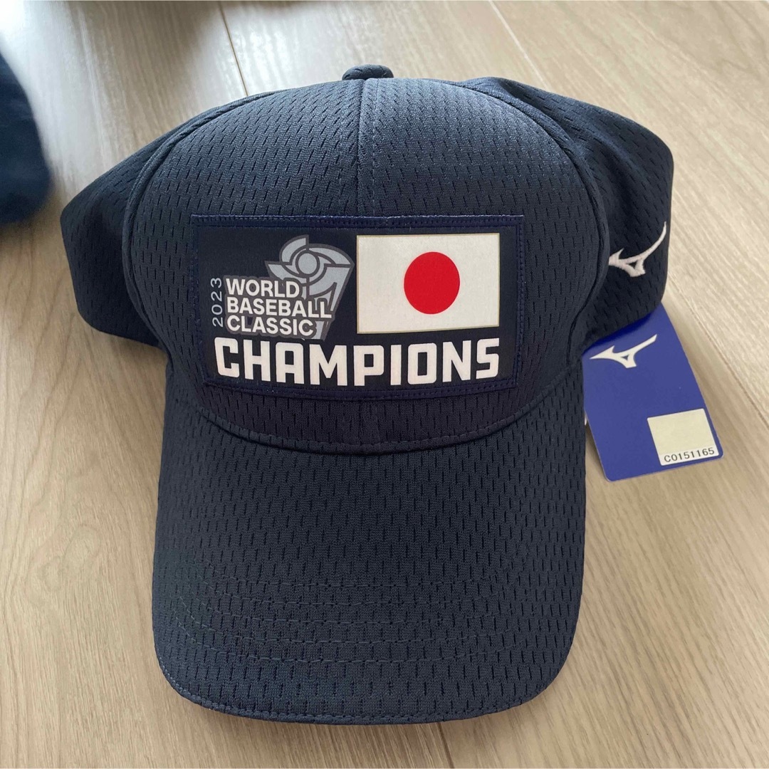 【新品未使用】大谷翔平2023WBC優勝記念ネームナンバー刺繍入り キャップ