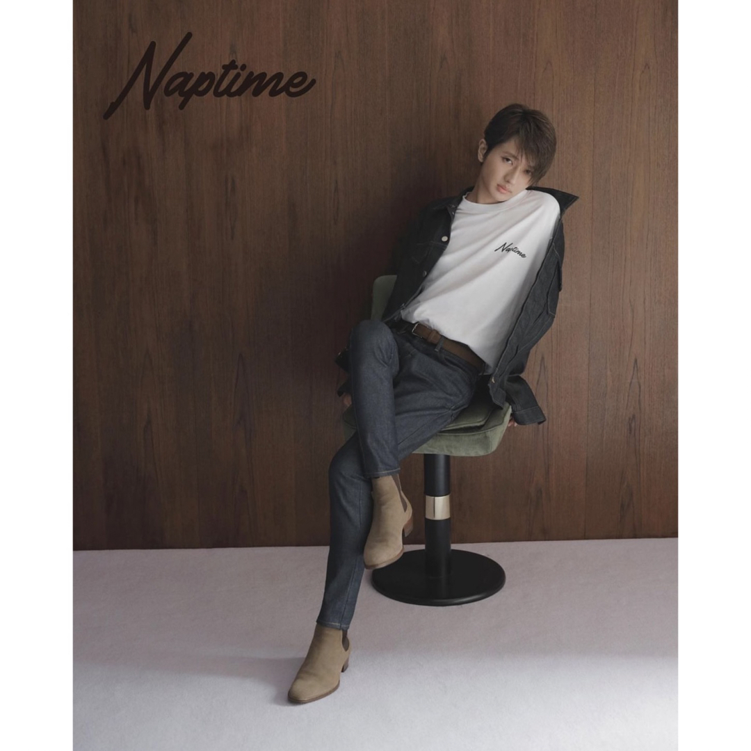 TシャツNaptime にっしー Nissy バックプリントロングTシャツ ナップタイム