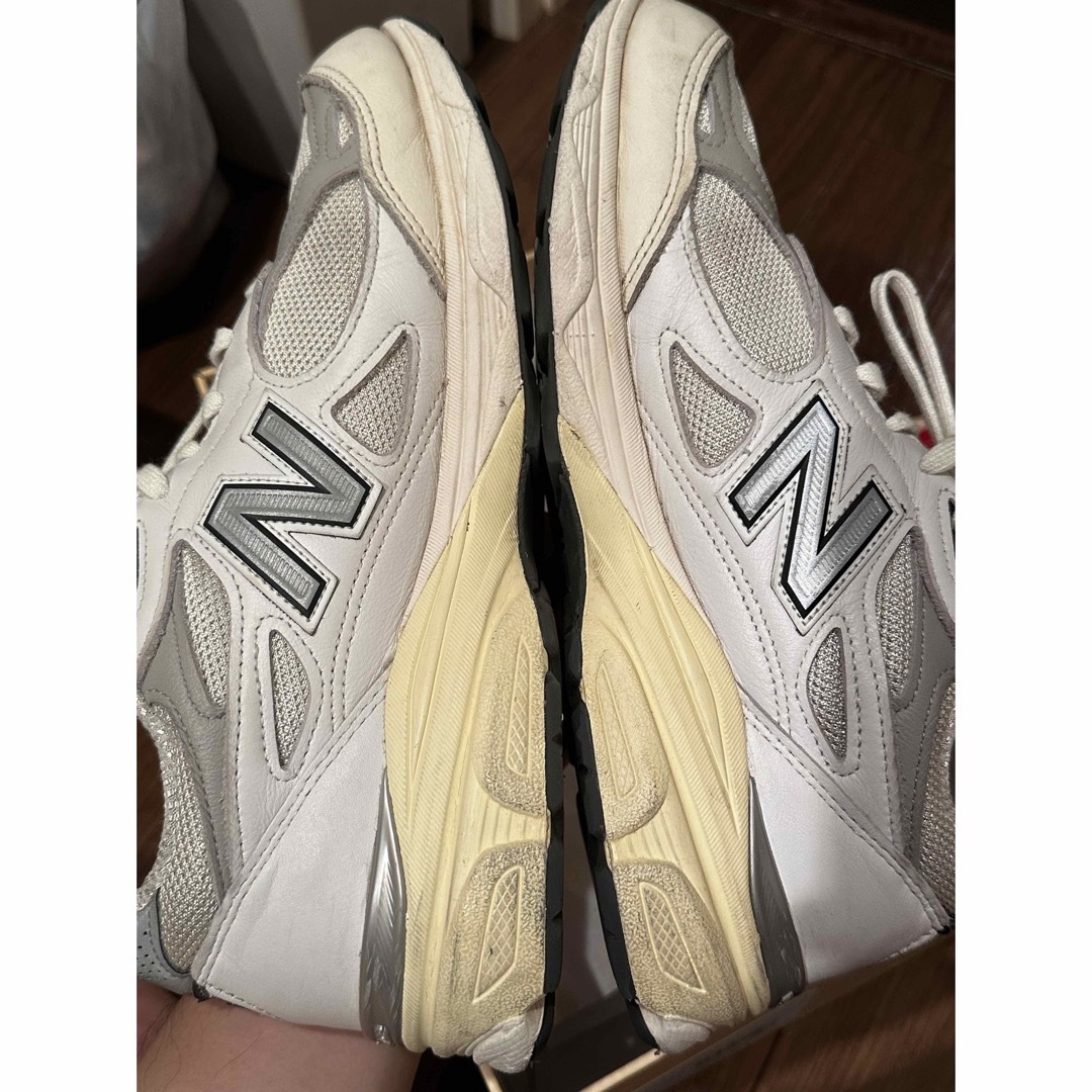 「」newbalance 990v3 sea salt 27.5