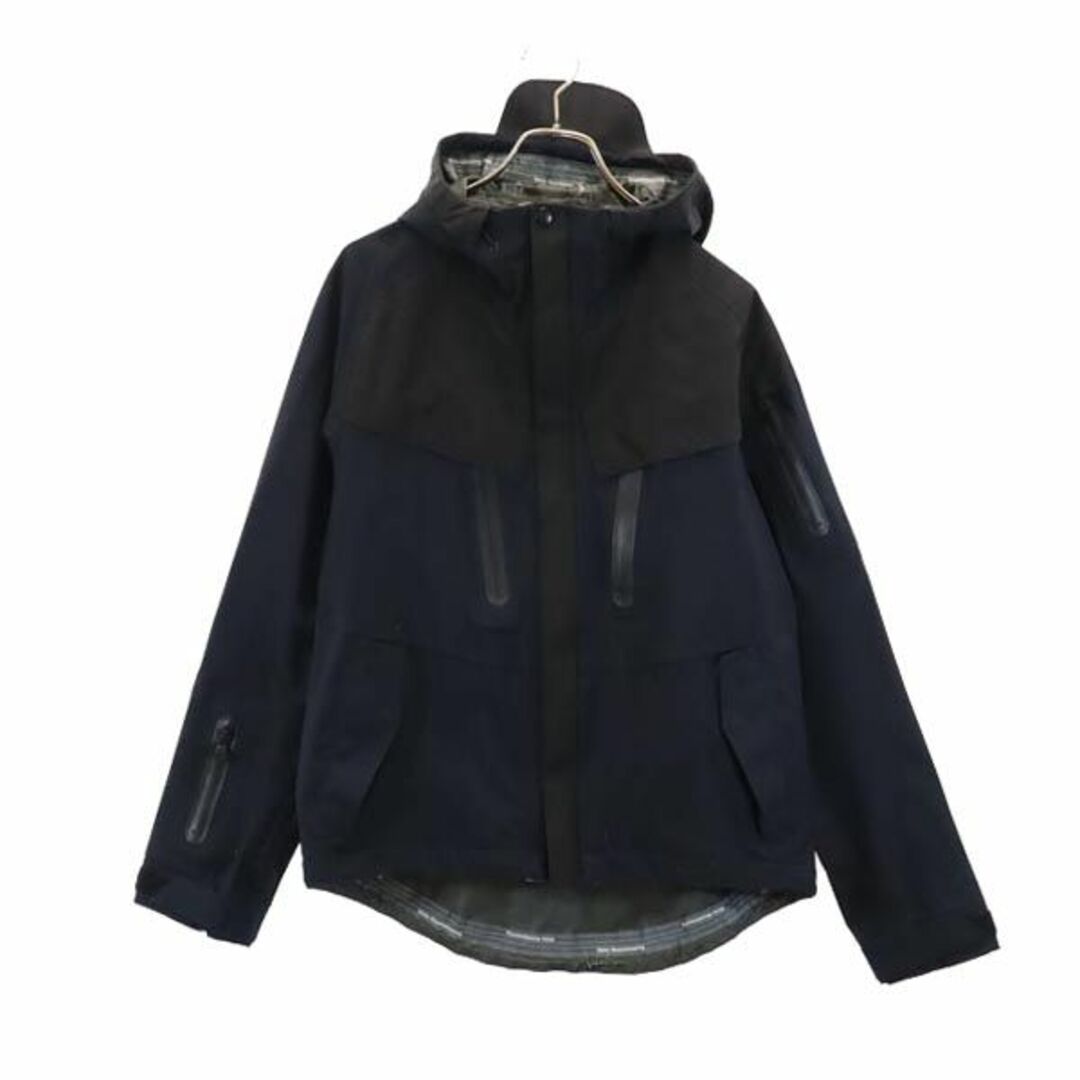 ホワイトマウンテニアリング 日本製 ゴアテックス マウンテンパーカー M ブラック WHITE MOUNTAINEERING GORE-TEX メンズ   【230828】