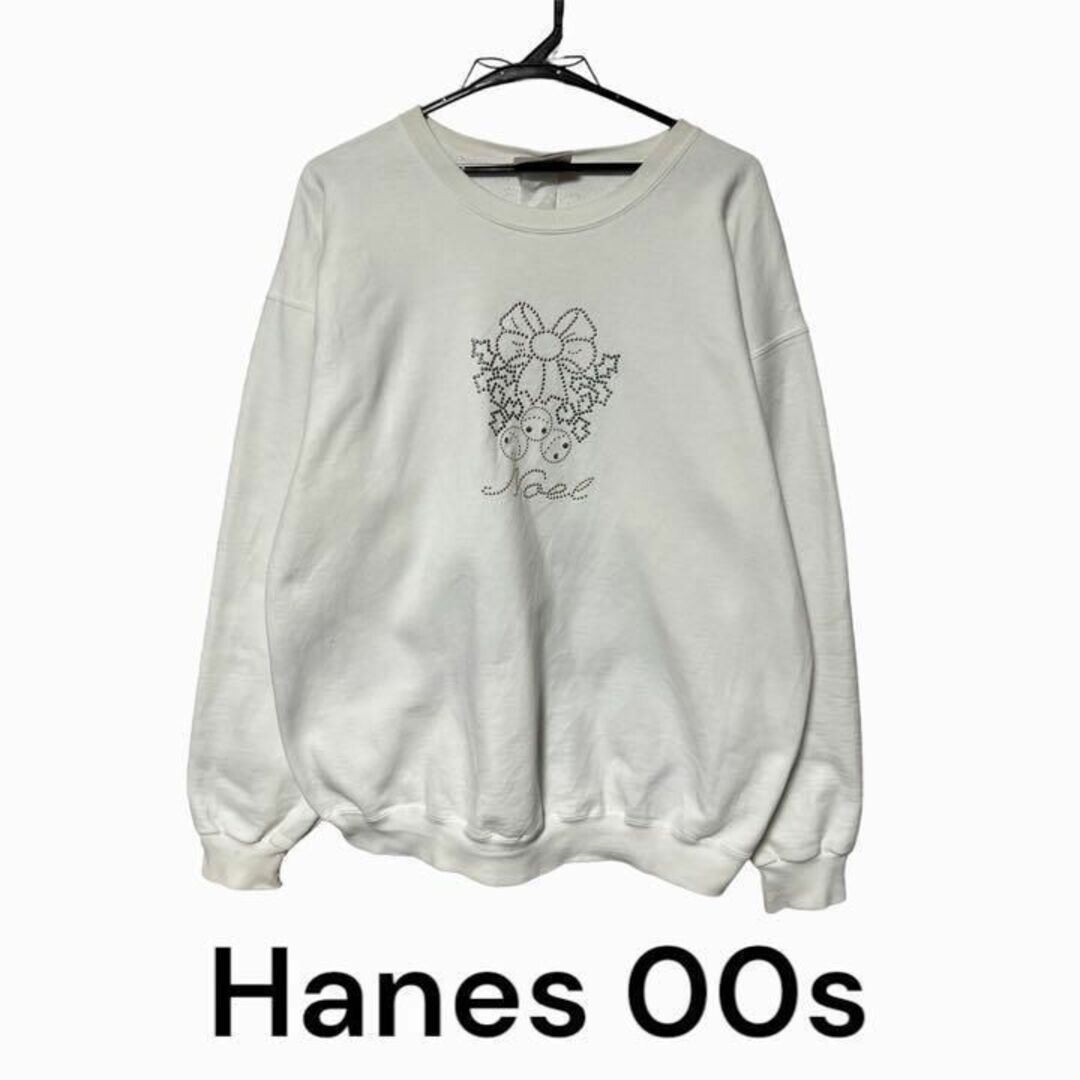 Hanes(ヘインズ)のビーズ　00s スウェット　トレーナー　古着　ヘインズ　Hanes メンズのトップス(スウェット)の商品写真