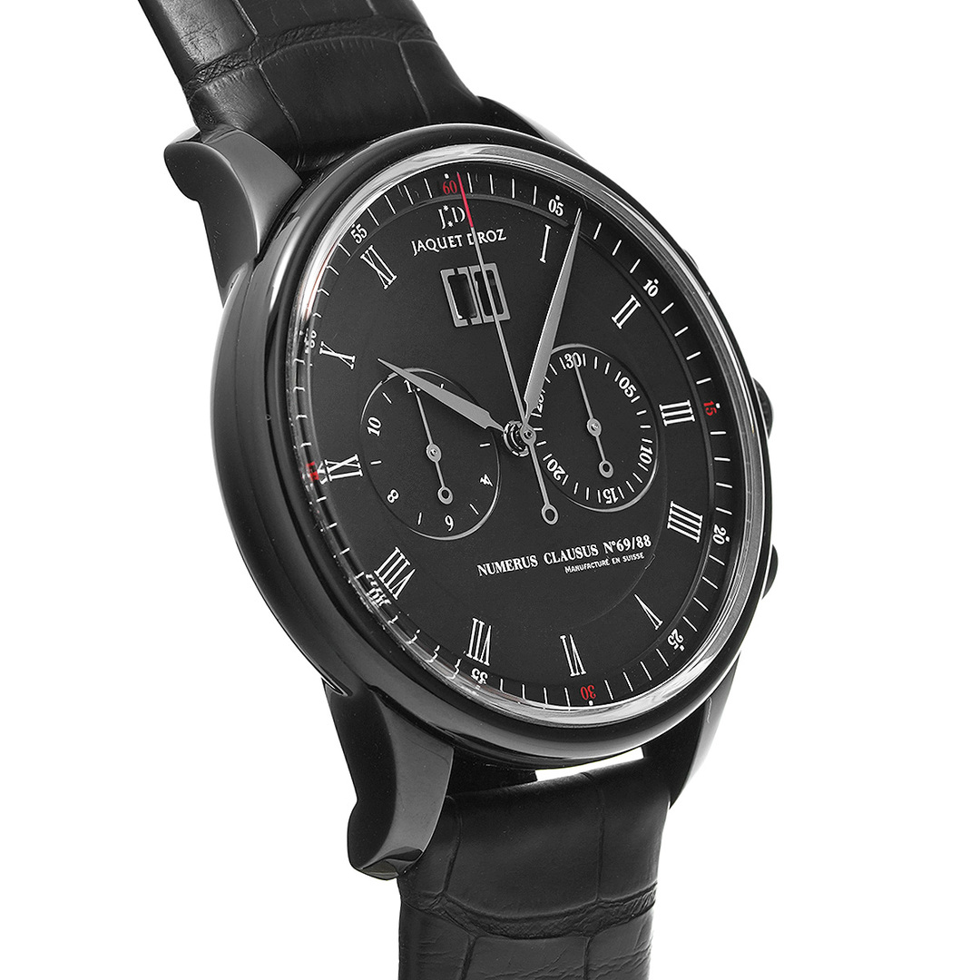 ジャケ ドロー Jaquet Droz J024038201 ブラック メンズ 腕時計