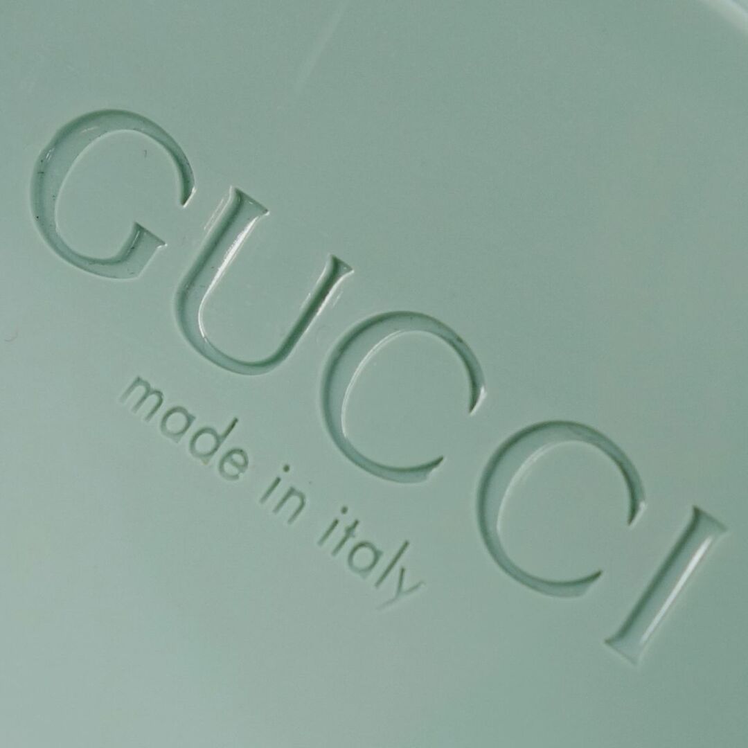 GUCCI - グッチ GUCCI サンダル ミュール ヒール ロゴ柄 ラバー GUCCI - グッチ GUCCI サンダル ミュール ヒール ロゴ柄 ラバー