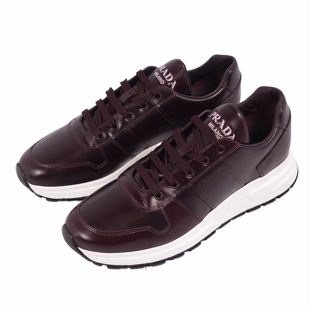 希少 レア PRADA スニーカー バイカラー ミドルカット 8.5