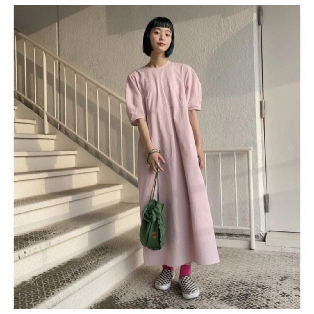 ＜6(ROKU)＞VOLUME SLEEVE DRESS/ワンピース