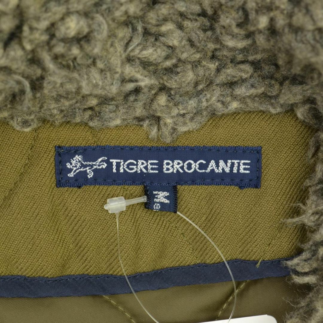 TIGRE BROCANTE(ティグルブロカンテ)の【TIGREBROCANTE】ボア ミリタリーキルティングジャケット レディースのジャケット/アウター(その他)の商品写真