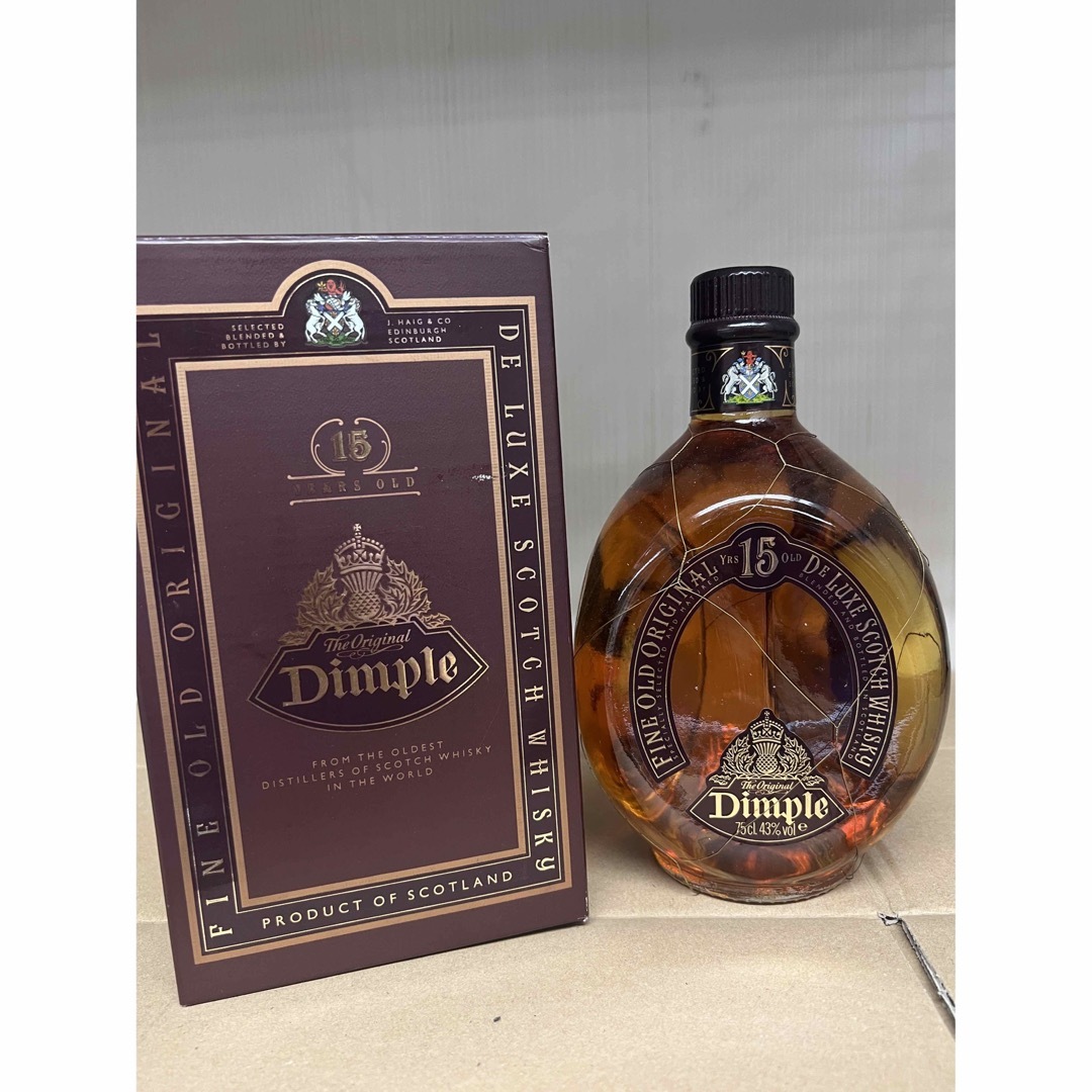 ウィスキー　ディンプルdimple 15年 箱付き750ml 43% f6141