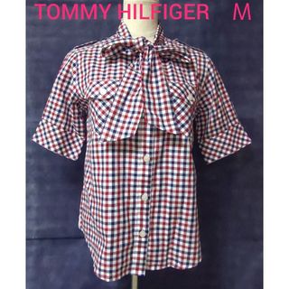 トミーヒルフィガー(TOMMY HILFIGER)のトミーヒルフィガー レディース シャツM(シャツ/ブラウス(半袖/袖なし))