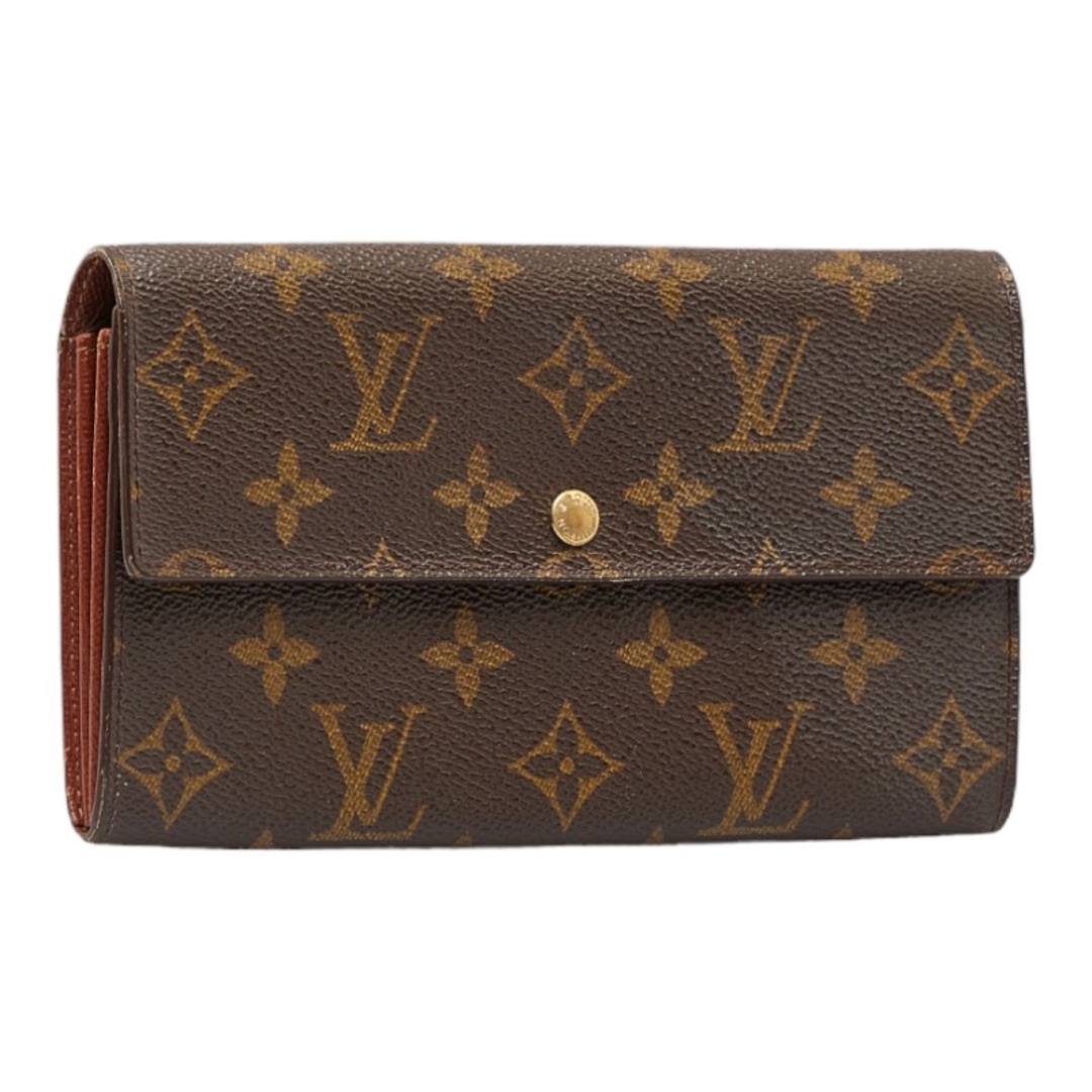 ルイ ヴィトン モノグラム ポシェット ポルト モネ クレディ 長財布 M61725 PVC レディース LOUIS VUITTON 【1-0116240】