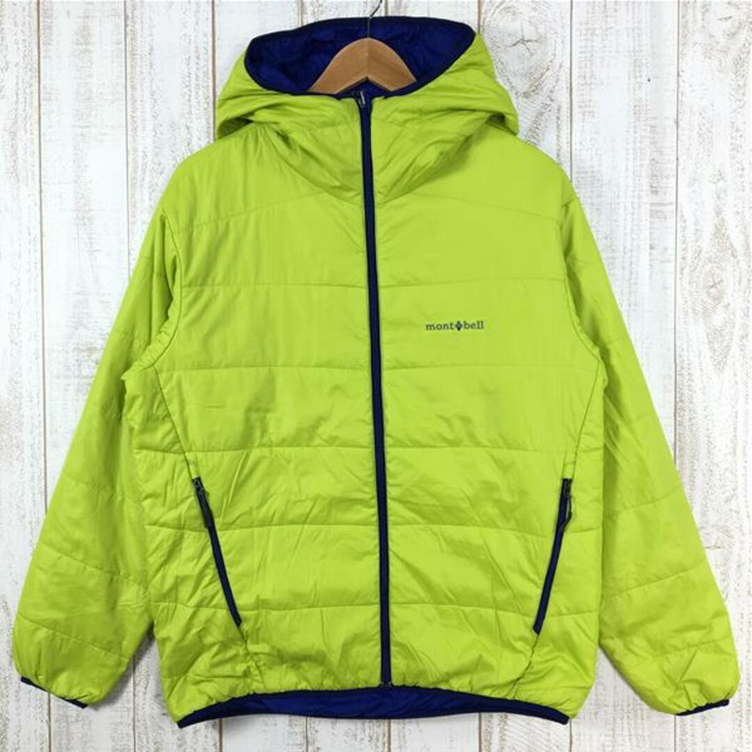 MENs M  モンベル サーマランド パーカ リバーシブル インサレーション ジャケット MONTBELL 1101409 Neon Green / Navy グリーン系