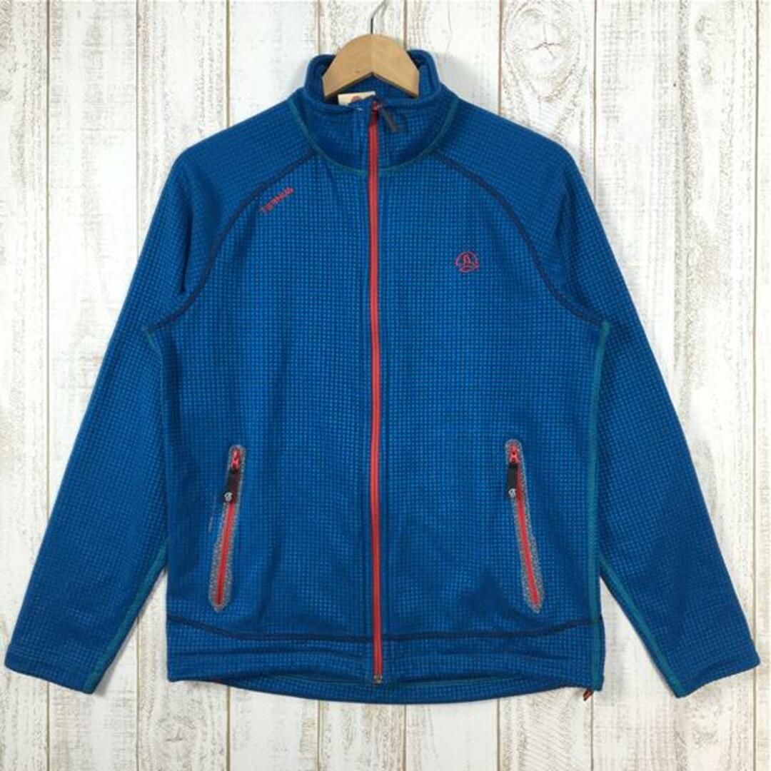 MENs M  テルヌア グリッド フリース ジャケット Grid Fleece Jacket TERNUA ブルー系