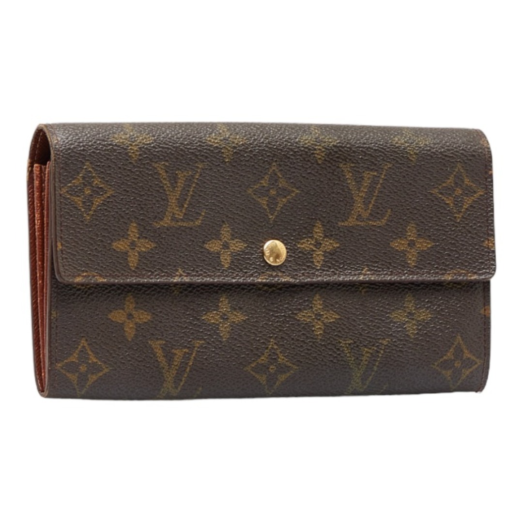 ルイ ヴィトン モノグラム ポシェット ポルト モネ クレディ 長財布 M61725 PVC レディース LOUIS VUITTON 【1-0116240】