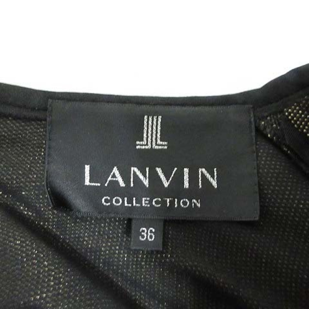 LANVIN ランバン ワンピース 36(XS位) 黒