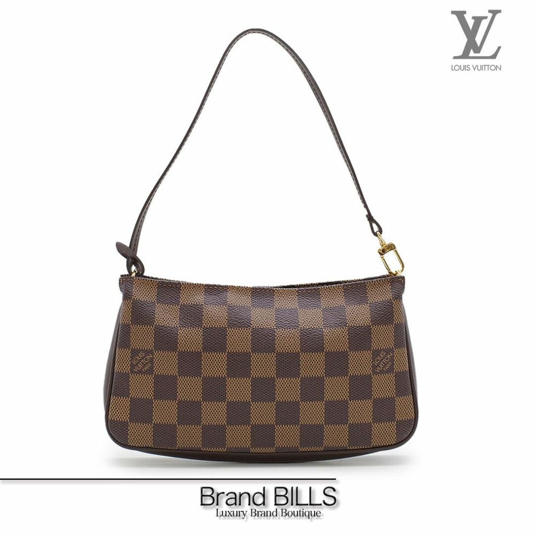 超美品 LOUISVUITTON ルイヴィトン ダミエ ナヴォナ ショルダー使用感ほとんど感じません