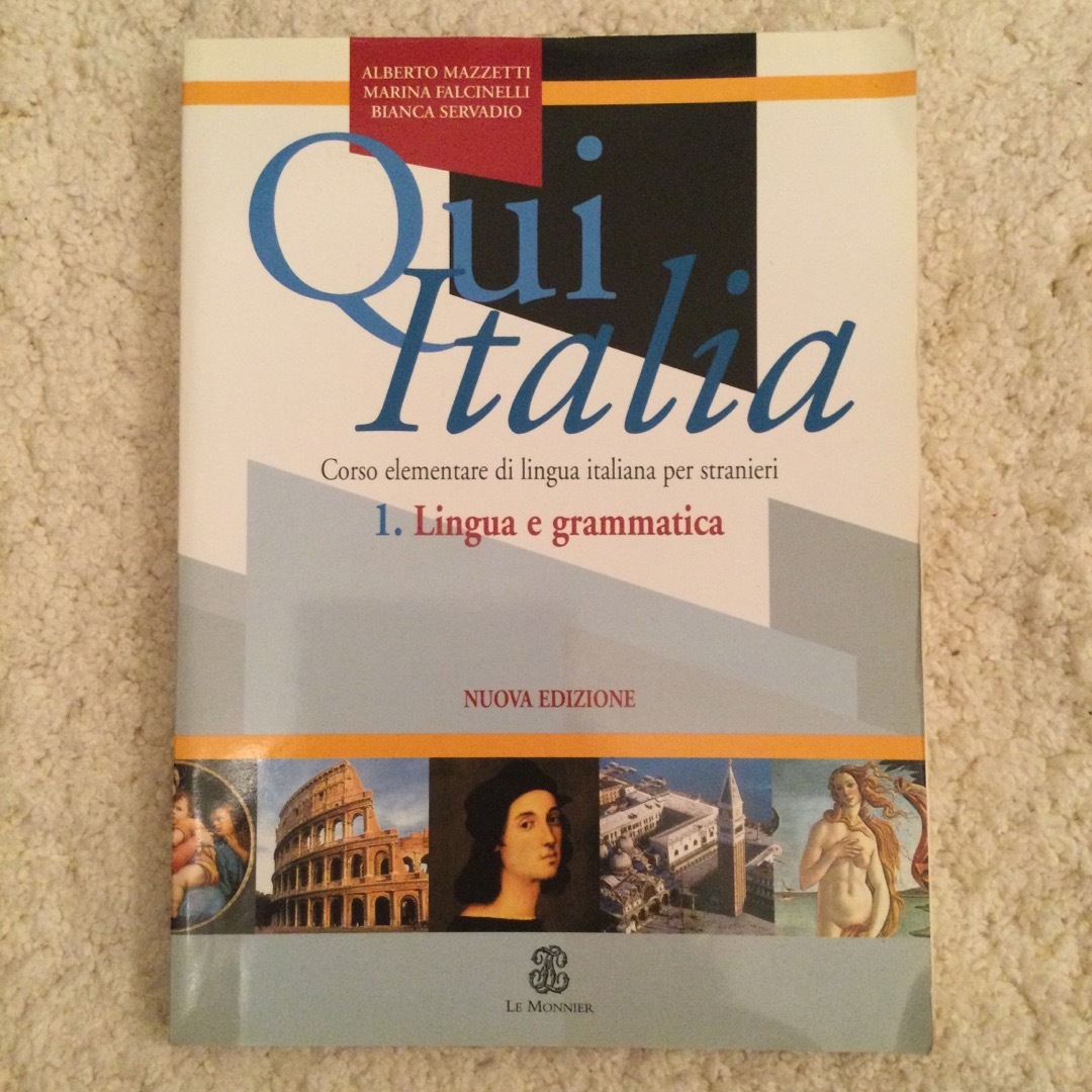 イタリア語教材: QUI ITALIA:LINGUE E GRAMMATICO エンタメ/ホビーの本(その他)の商品写真