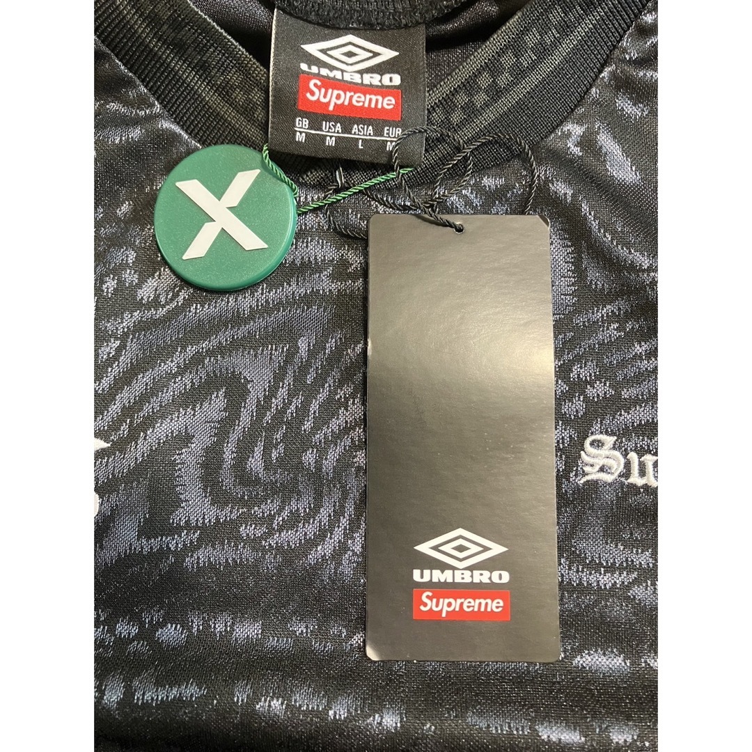 即完売 Supreme umbro Soccer Jersey M Black