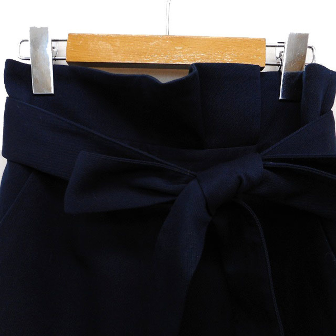 Doux archives(ドゥアルシーヴ)のドゥアルシーヴ ナロー スカート ロング スリット リボン フロントクロス S レディースのスカート(ロングスカート)の商品写真