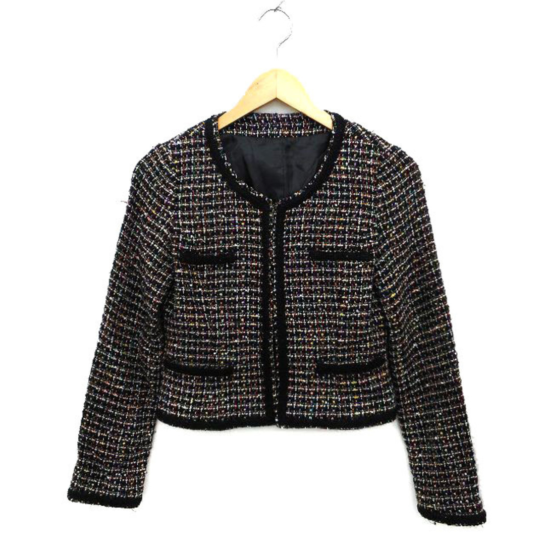 【美品】カールパークレーン  シンプルなジャケット ブラック