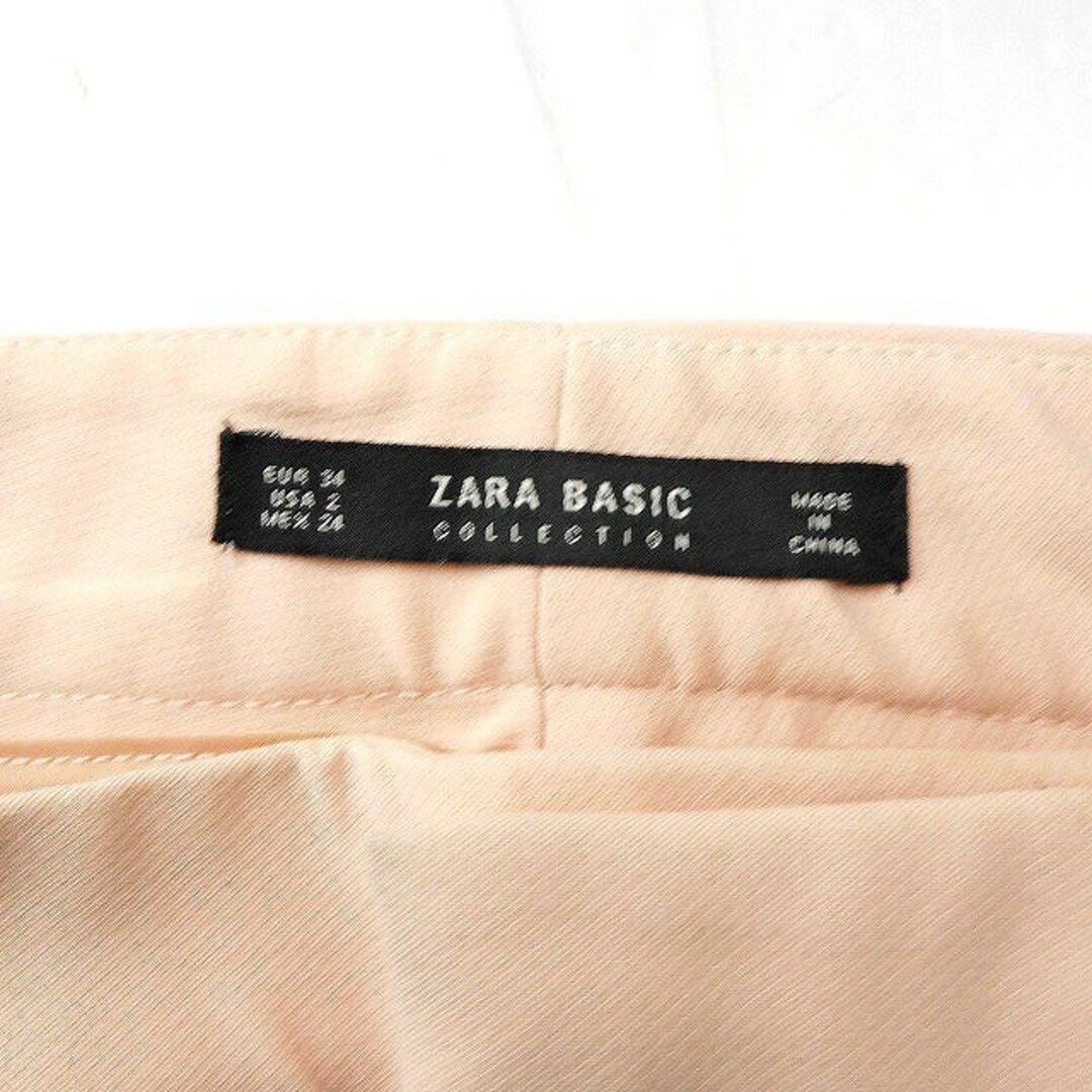 ザラ ベーシック ZARA BASIC テーパードパンツ センタープレス 無地 レディースのパンツ(その他)の商品写真