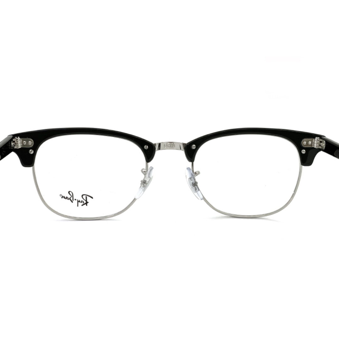 Ray-Ban(レイバン)の【新品】 レイバン 眼鏡 メガネ rx5154 2000 51mm Ray-Ban RayBan CLUBMASTER OPTICS クラブマスター ブロー タイプ サーモント 型 クラシック フレーム 黒縁 黒ぶち メンズのファッション小物(サングラス/メガネ)の商品写真