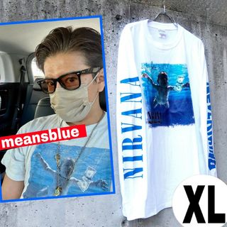 ウィンダンシー(WIND AND SEA)のXL◇長袖 nirvana NIRVERMIND Tシャツ(Tシャツ/カットソー(七分/長袖))