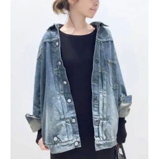 アパルトモンドゥーズィエムクラス(L'Appartement DEUXIEME CLASSE)のシュタンバウムOVERSIZE DENIM JACKET デニムジャケット(Gジャン/デニムジャケット)