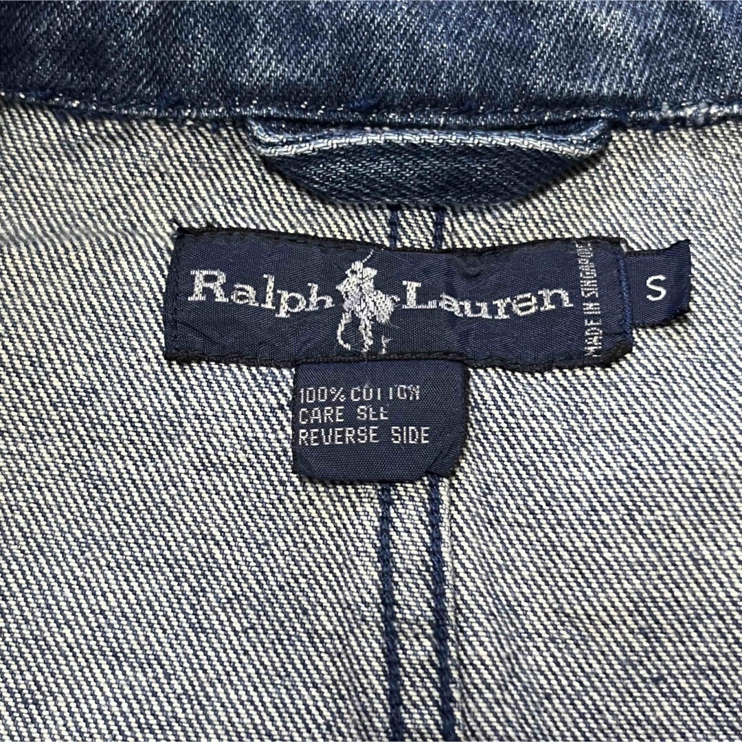 【RALPH LAUREN】ラルフローレン デニムテーラードJKTインディゴ