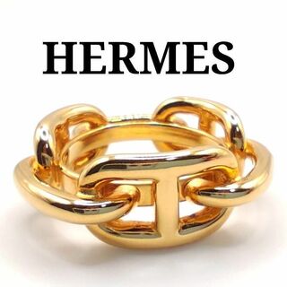 エルメス(Hermes)の【極美品】＊HERMES＊スカーフリング＊ゴールド＊シェーヌダンクル＊(その他)