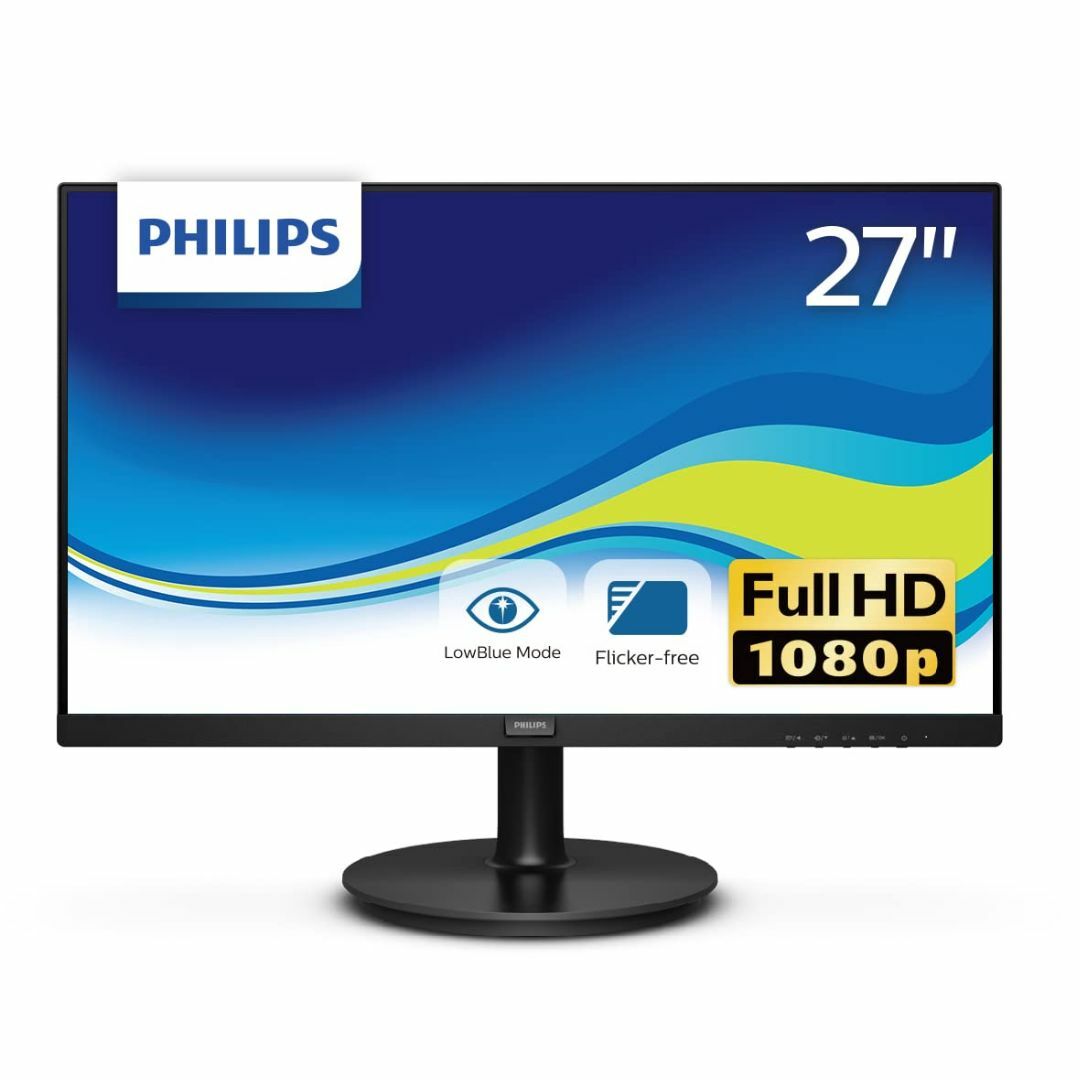 【色: ブラック】PHILIPS モニターディスプレイ 271V8L/11 (2