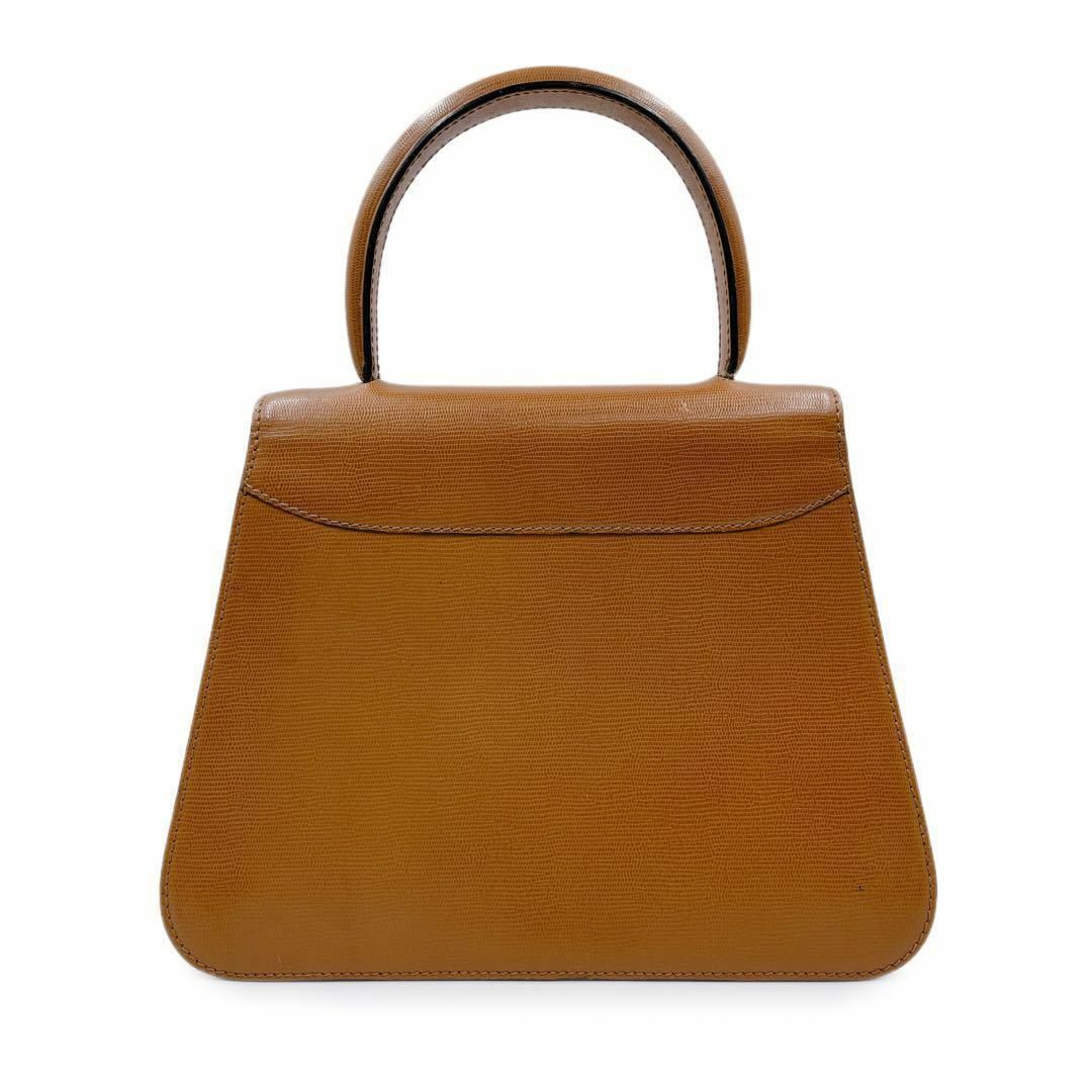 CELINE セリーヌ ハンドバッグ サークルロゴ レザー ブラウン CELINE セリーヌ ハンドバッグ サークルロゴ レザー ブラウン