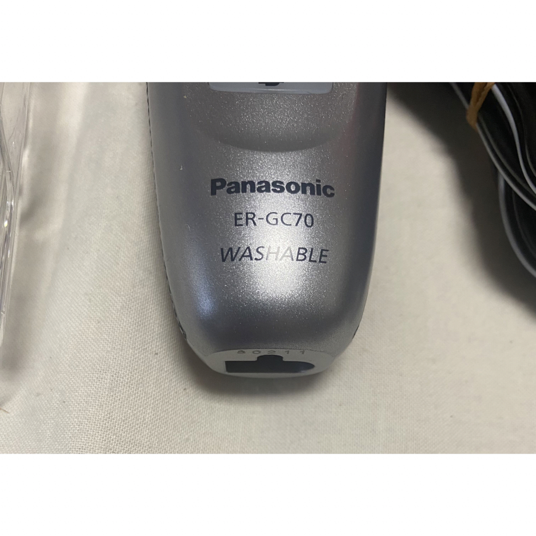 Panasonic パナソニック メンズヘアカッター シルバー調 ER-GC70の通販 by Okay-Coco's shop｜パナソニック ならラクマ