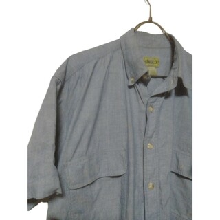 ユニクロ(UNIQLO)の80s オールドユニクロ　半袖シャツ　シャンブレーシャツ　Mサイズ(シャツ)