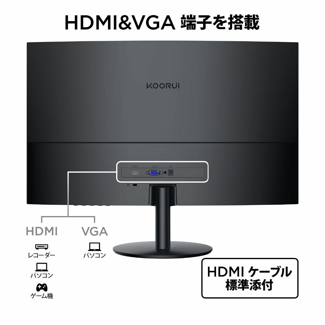 モニター 24インチ 75hz KOORUI