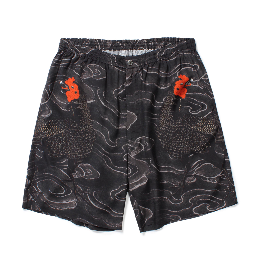 舐達麻GAKKIN × BUDSPOOL 渦軍鶏 HAWAIIAN SHORTS | mag-mar.org