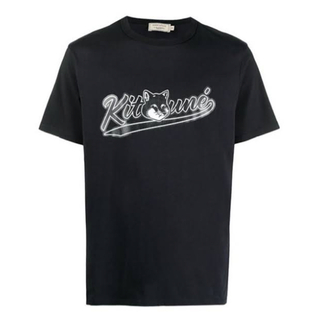 メゾンキツネ(MAISON KITSUNE')のメゾンキツネ　ベイスボールロゴTシャツ(Tシャツ(半袖/袖なし))
