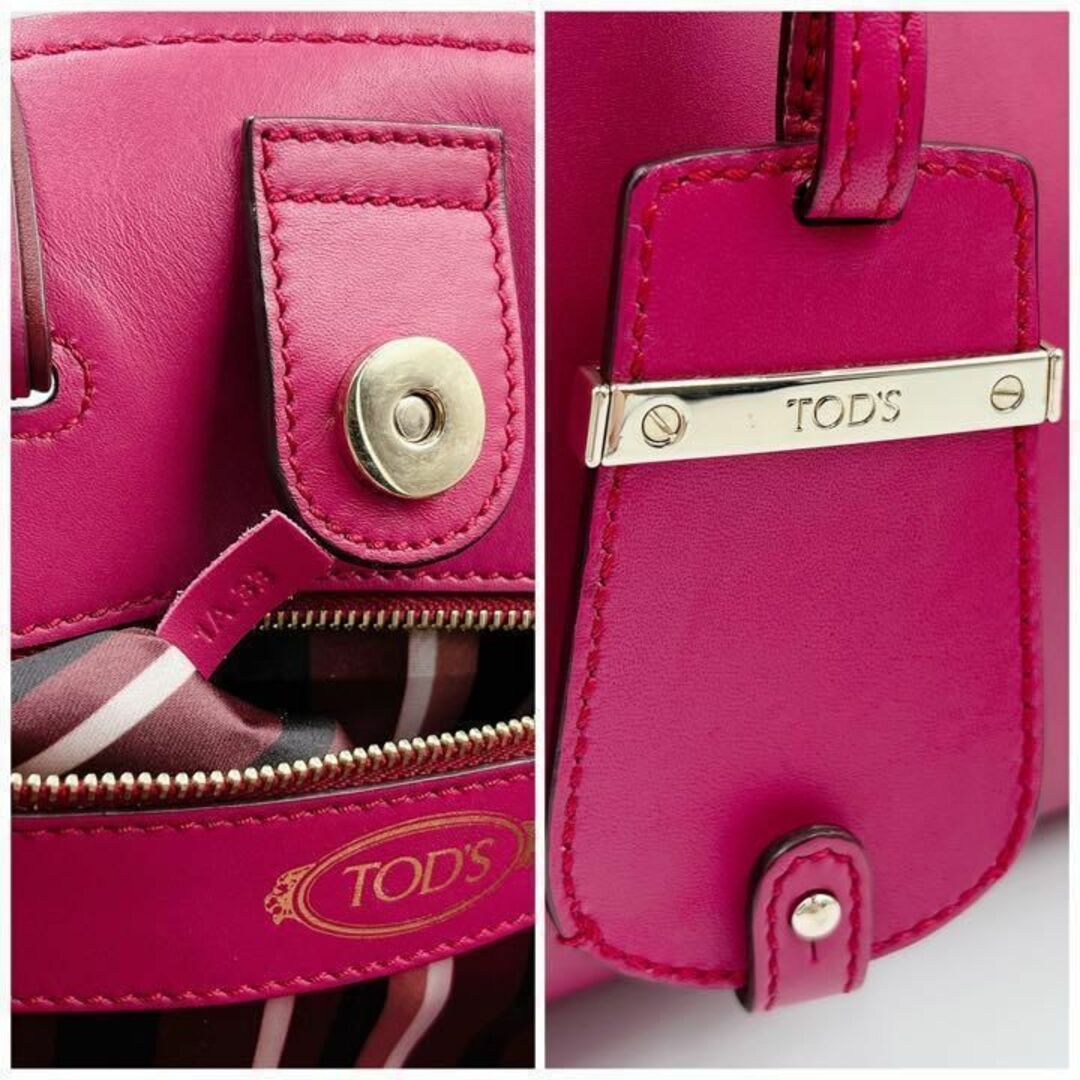 TOD'S(トッズ)のTOD'S トッズ CAPE バック ミニ ケイプ レザー ハンドバック レディースのバッグ(ハンドバッグ)の商品写真