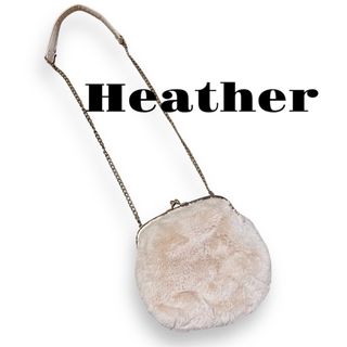 ヘザー(heather)のHeather ショルダーバッグ　ファーバッグ　チェーンショルダーバッグ(ショルダーバッグ)