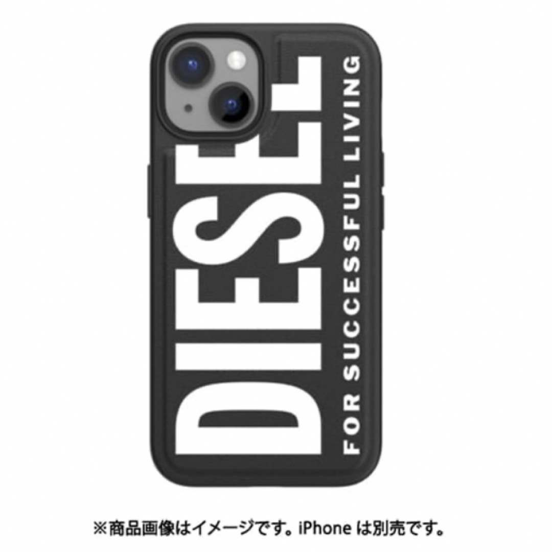新品 DIESEL (ディーゼル) iPhone14 用 BK/WH プレミアムの通販 by ...