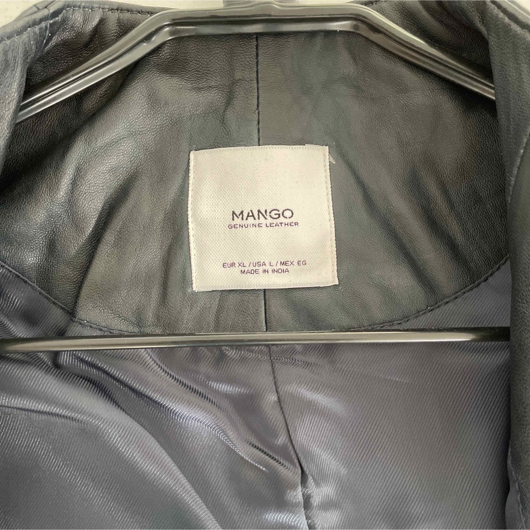 MANGO(マンゴ)のMANGO♡本革レザージャケット レディースのジャケット/アウター(ライダースジャケット)の商品写真